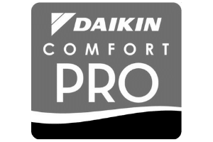 Daikin Comfort Pro certified HVAC contractor badge